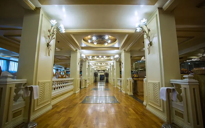 Restaurant aboard the Princess Sarah Nile Cruise Nile cruise